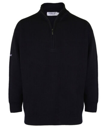 ProQuip LAMBSWOOL LINED Herren Golf Pullover - schwarz M