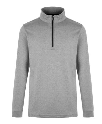 ProQuip MELANGE MIDLAYER pánská golfová mikina - šedá