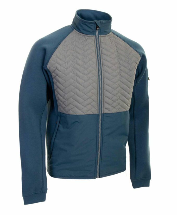 Herren-Golfjacke ProQuip THERMA-TOUR GUST - blau/grau