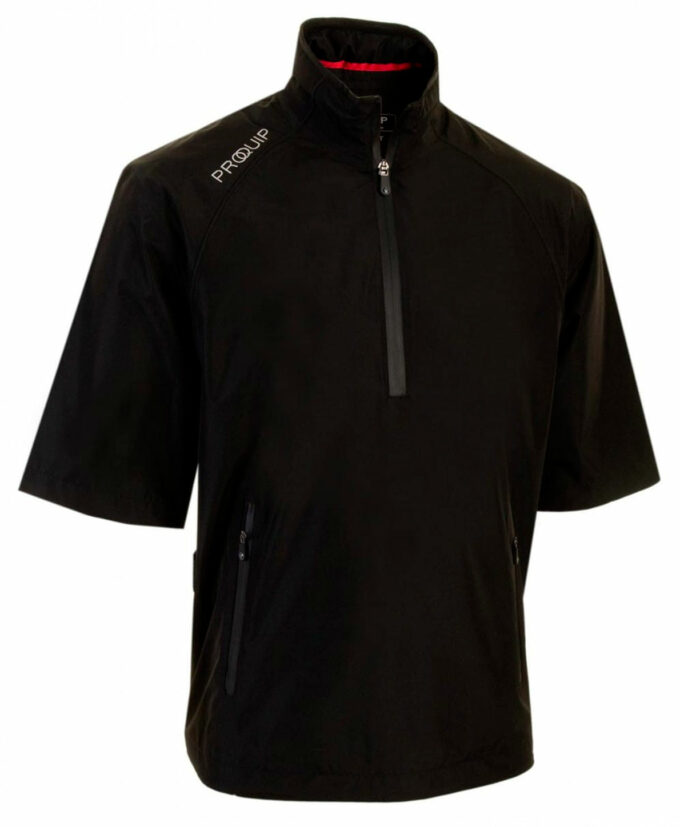 Herren-Golfjacke ProQuip TEMPEST HZ TOP - schwarz