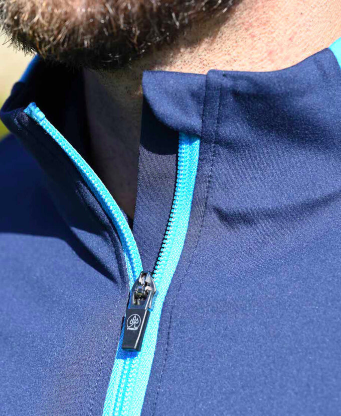ProQuip JASPER pánská golfová mikina - tmavě modrá/azur - Image 4