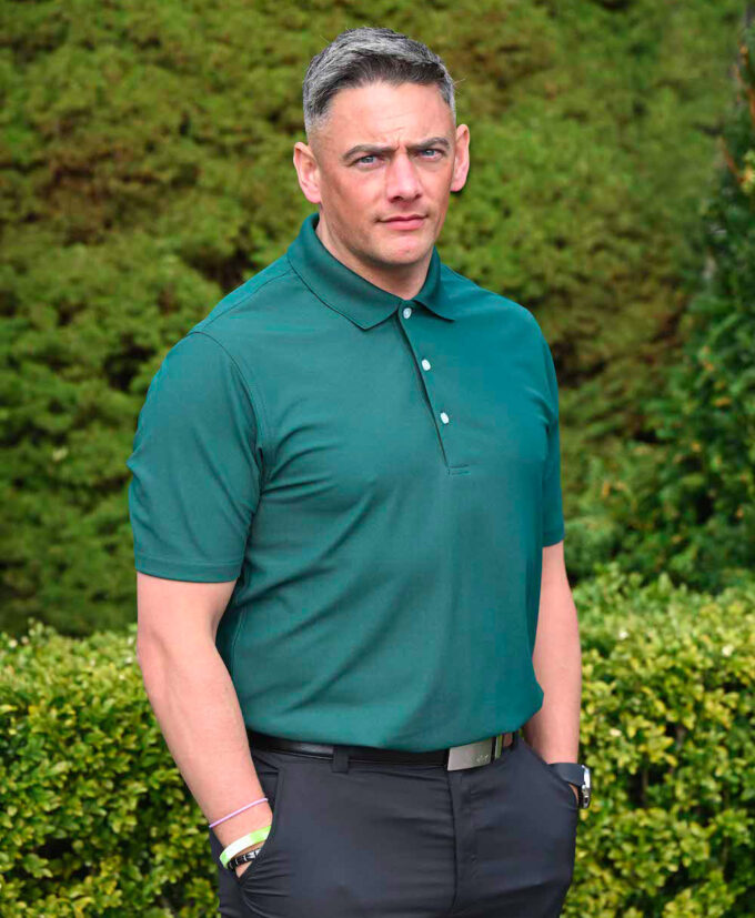 ProQuip PRO-TECH pánské golfové polo triko - tmavě zelená - Image 2