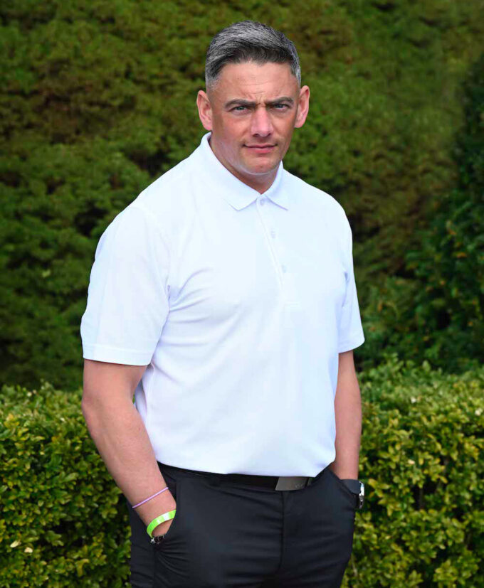 ProQuip PRO-TECH pánské golfové polo triko - světle modrá - Image 2