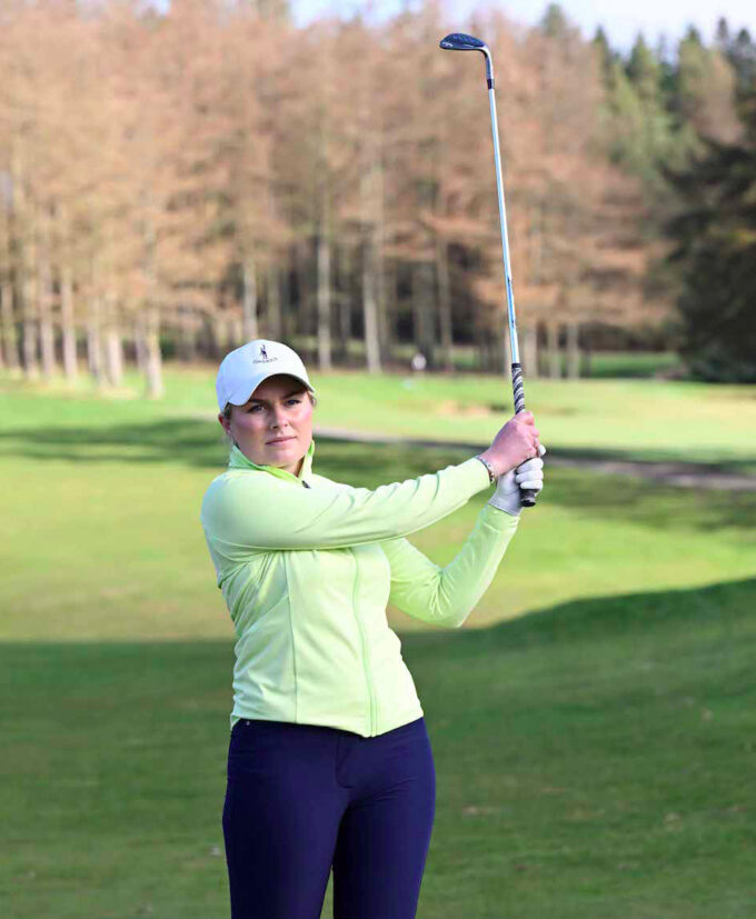 ProQuip CRYSTAL dámská golfová mikina na zip - limeta - Image 3