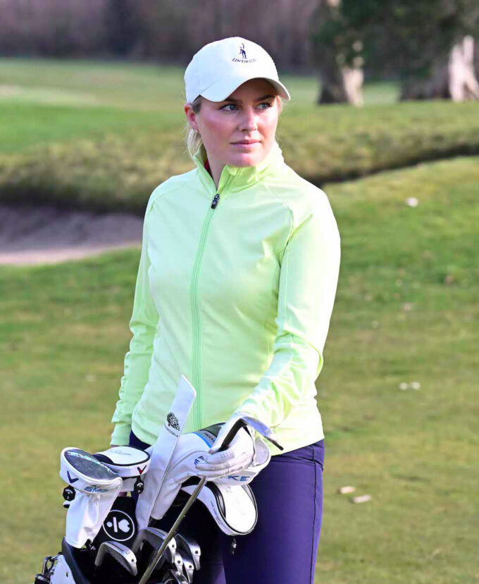 ProQuip CRYSTAL dámská golfová mikina na zip - limeta - Image 2