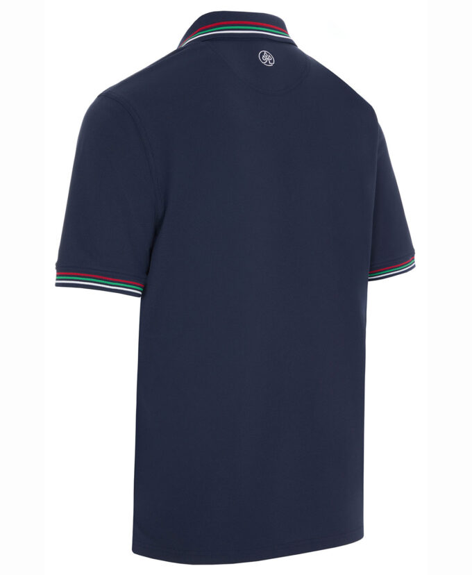 ProQuip STRIPED COLLAR pánské golfové polo triko - tmavě modrá - Image 3
