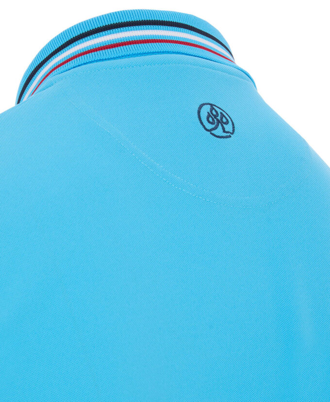 ProQuip STRIPED COLLAR pánské golfové polo triko - azur - Image 2