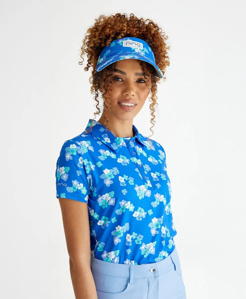 Dámské golfové polo triko PING BETHANY - modrá - Obrázek 2
