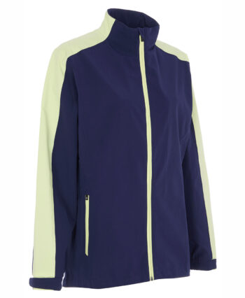ProQuip PAIGE dámská golfová bunda do deště - modrá/žlutá